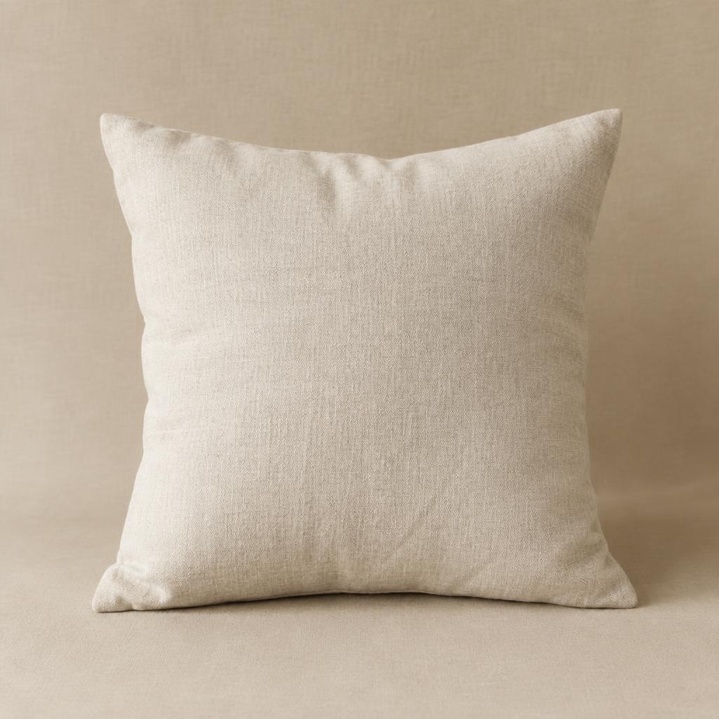 Coussin Lin écru