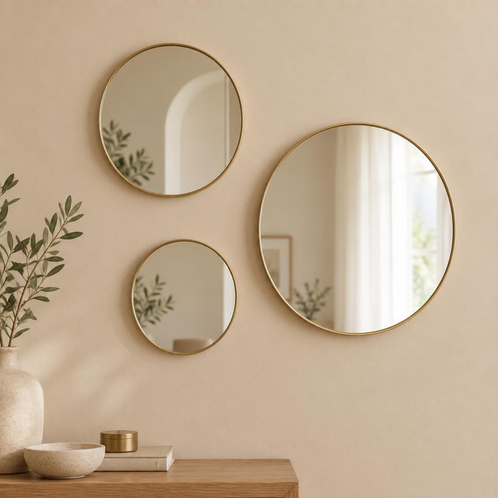 Miroirs muraux (×3)