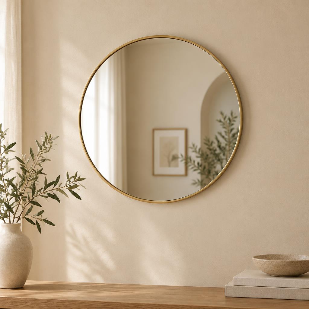 Miroir Rond laiton