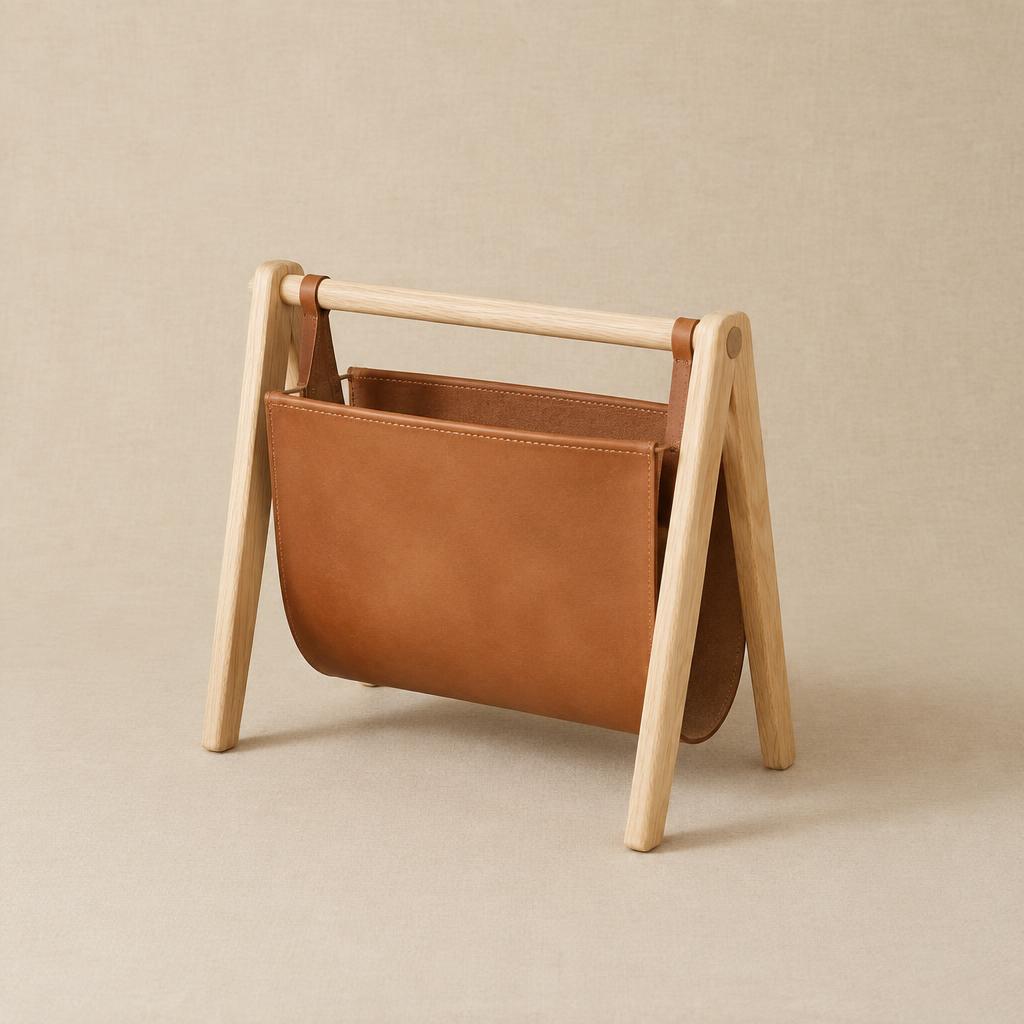 Porte-revues Cuir