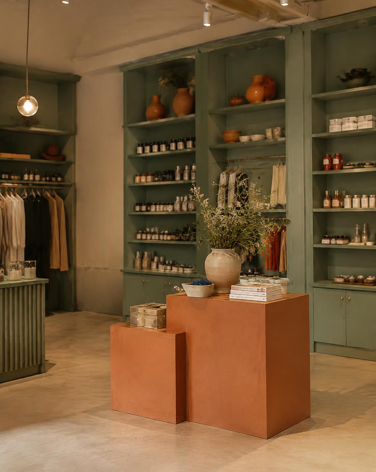 Boutique terracotta — Paris 3e