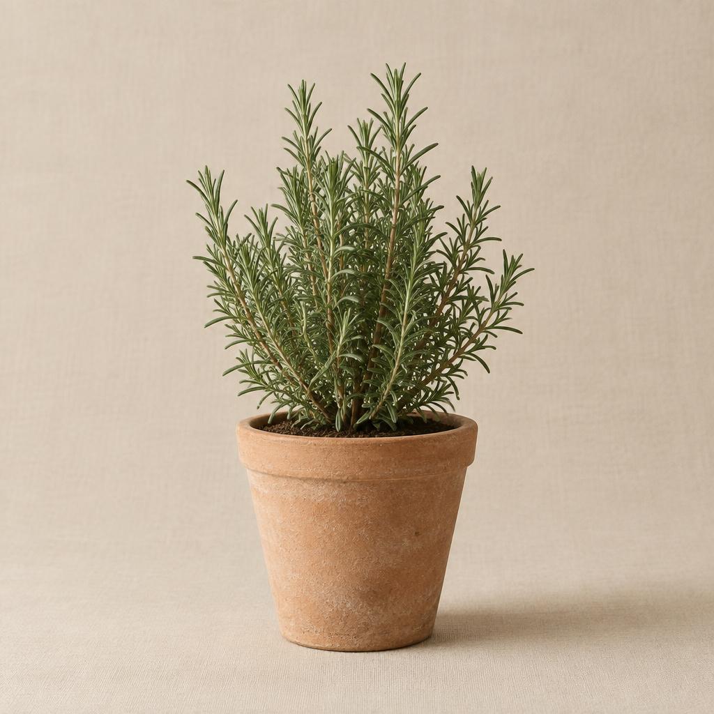 Romarin en pot